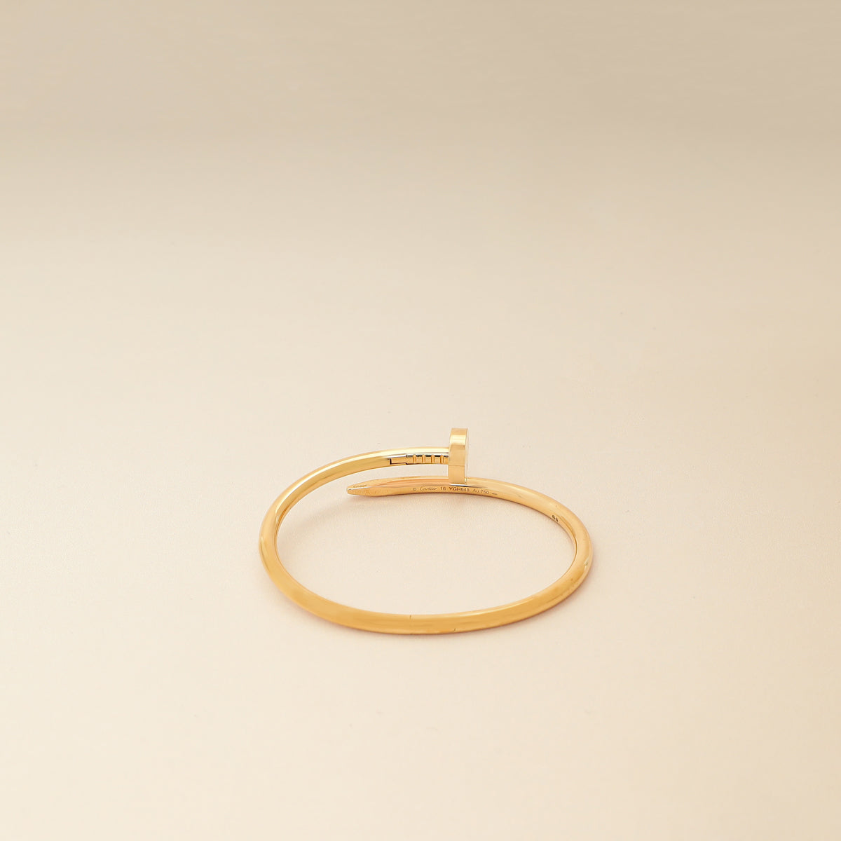 Cartier 18K Yellow Gold Juste Un Clou Classic Bracelet 16-Cartier-THE CLOSET