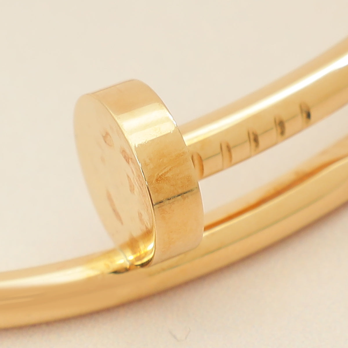 Cartier 18K Yellow Gold Juste Un Clou Classic Bracelet 16-Cartier-THE CLOSET