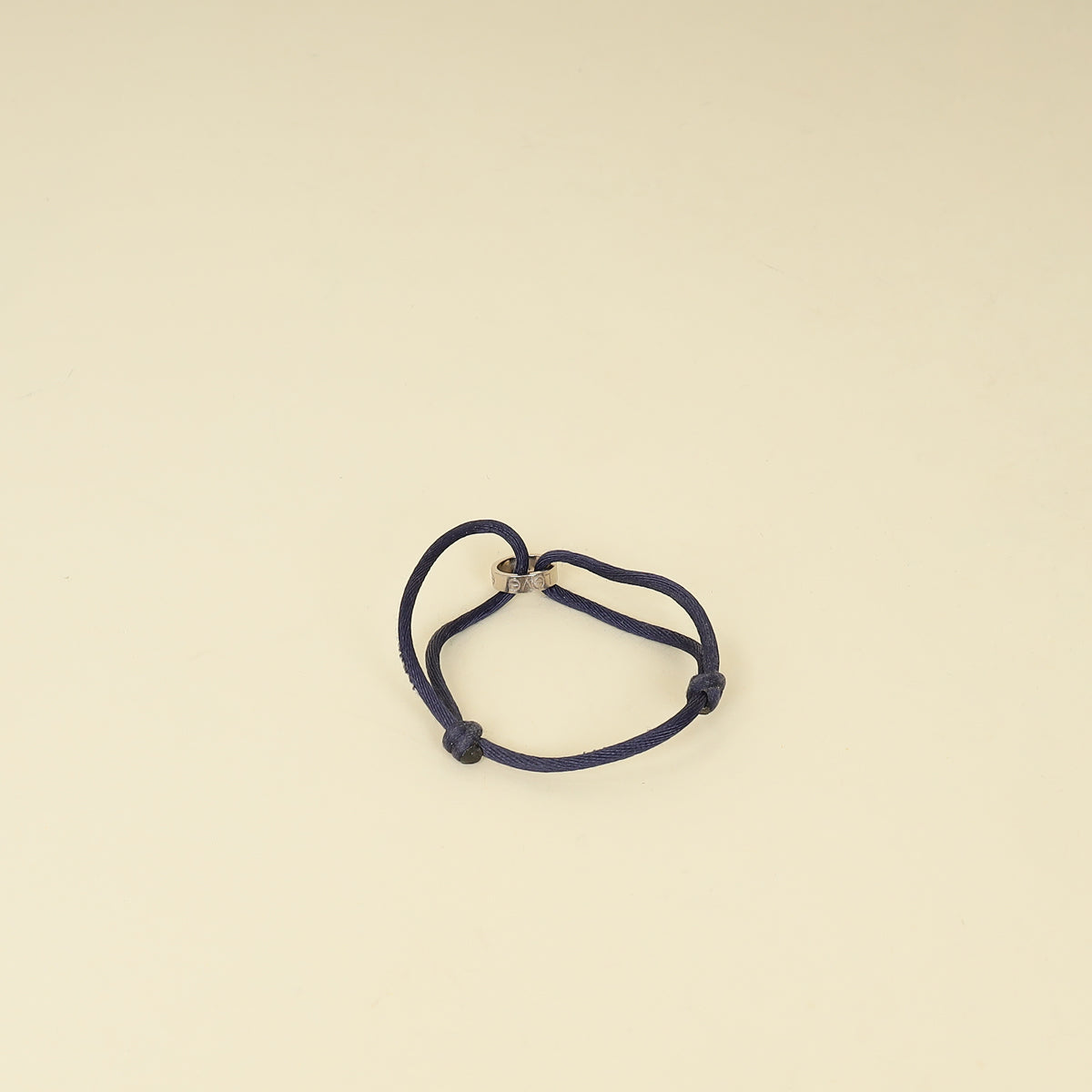 Cartier 18K White Gold Love Cord Bracelet-Cartier-THE CLOSET