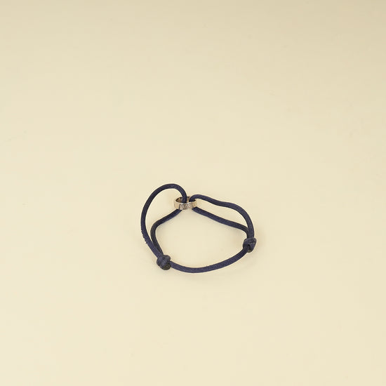 Cartier 18K White Gold Love Cord Bracelet-Cartier-THE CLOSET