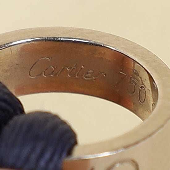 Cartier 18K White Gold Love Cord Bracelet-Cartier-THE CLOSET