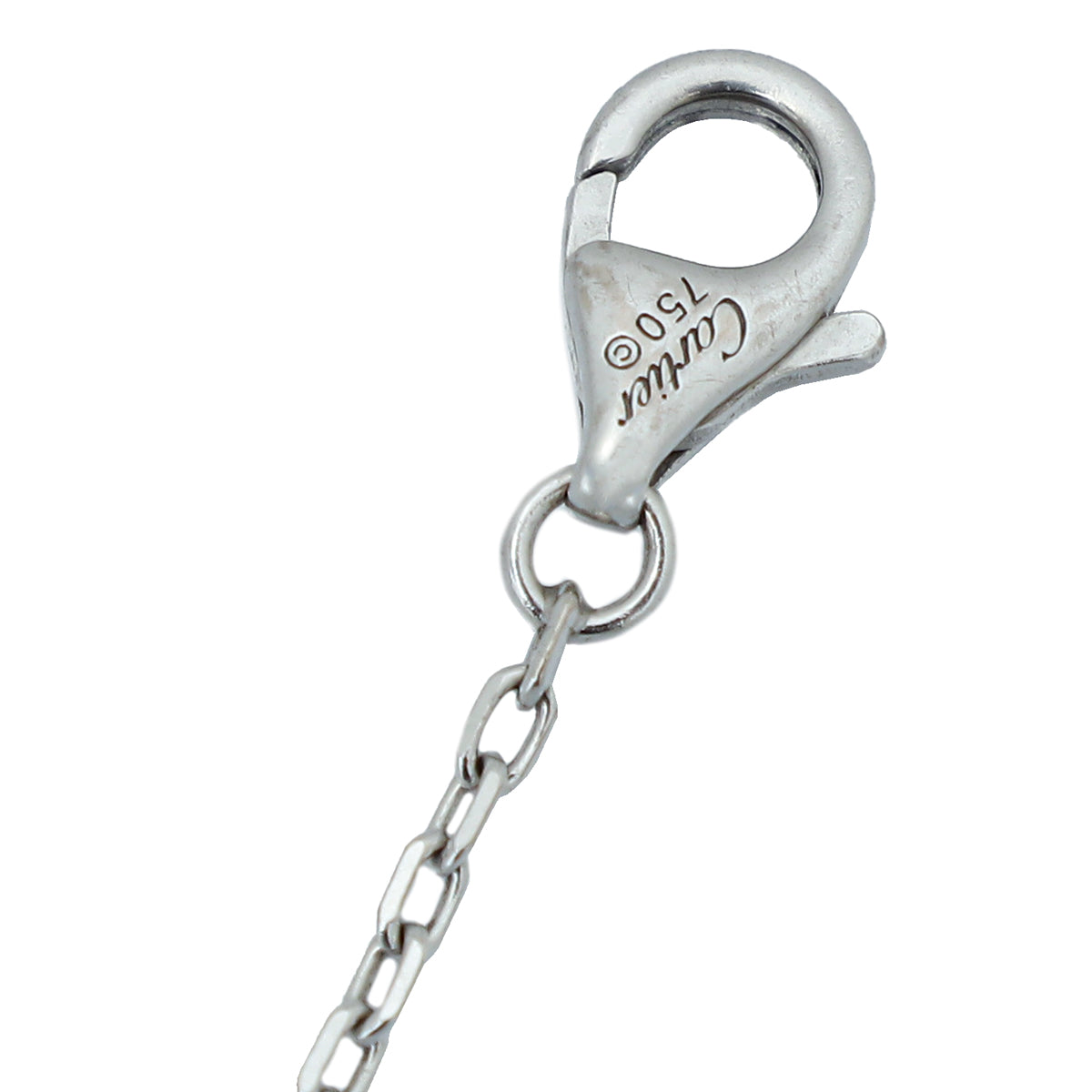 Cartier 18K White Gold Diamond D'Amour XS Bracelet-Cartier-THE CLOSET