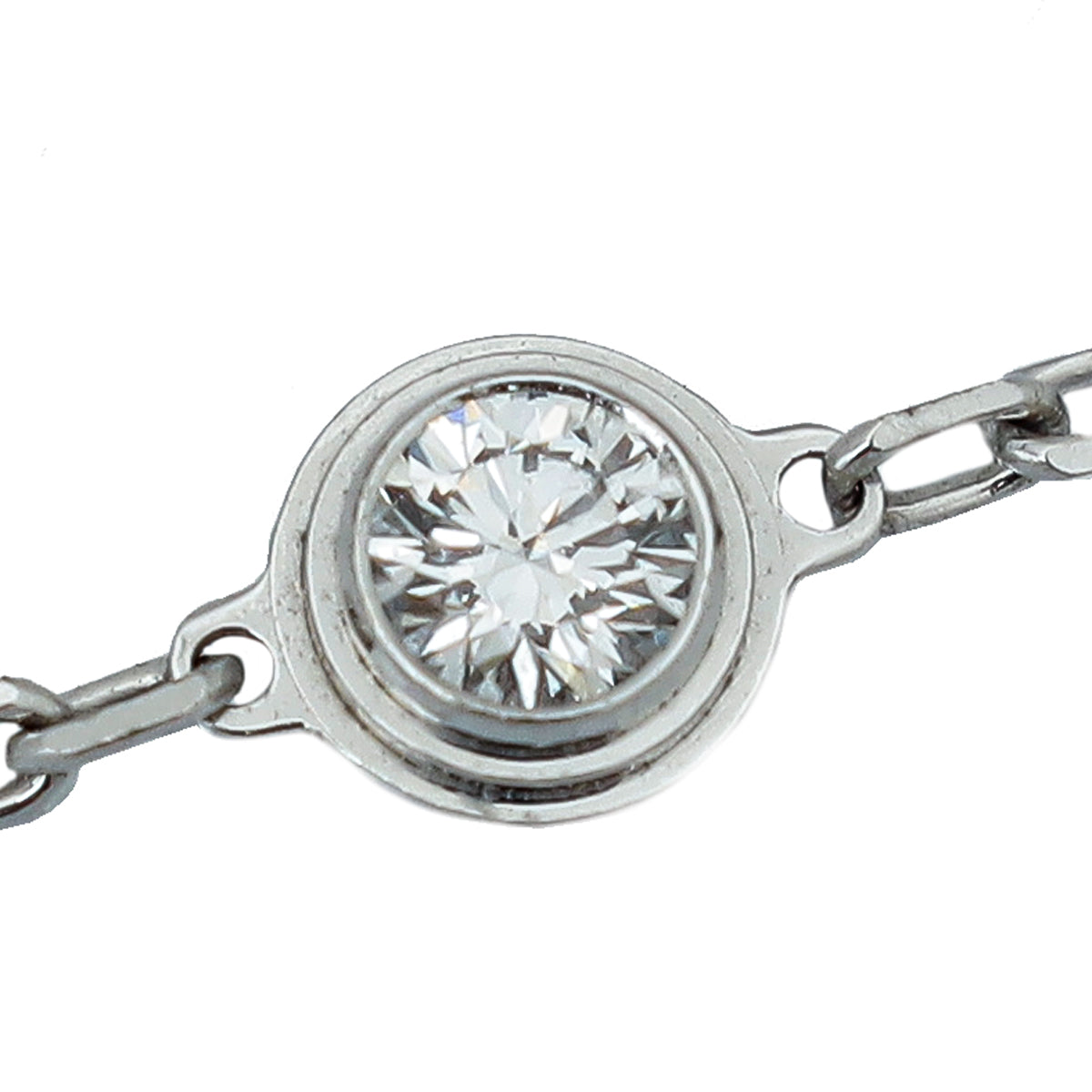 Cartier 18K White Gold Diamond D'Amour XS Bracelet