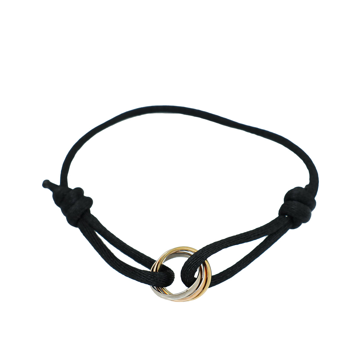 Cartier 18K Trinity Tricolor Gold Cord Bracelet-Cartier-THE CLOSET