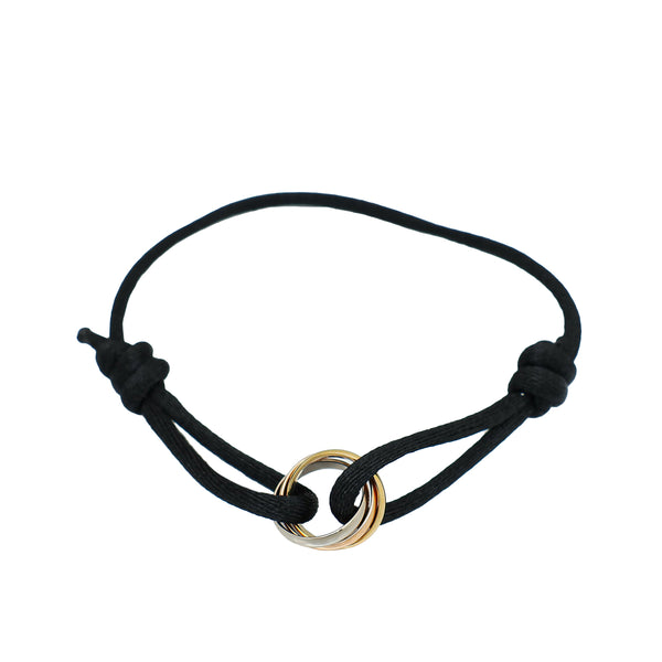 Cartier 18K Trinity Tricolor Gold Cord Bracelet THE CLOSET