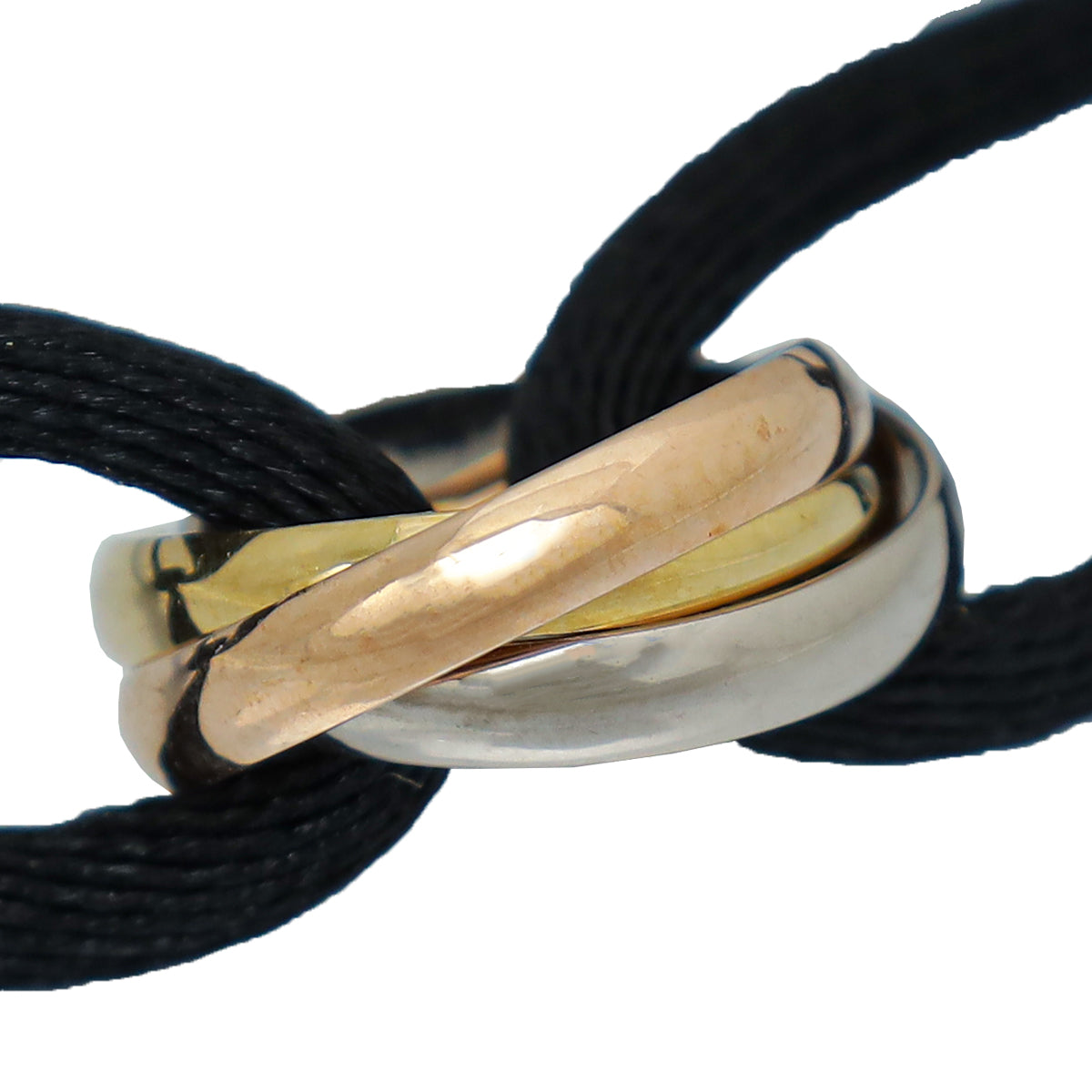 Satin cord 2.5mm Yellow gold cartier knot – Beadies