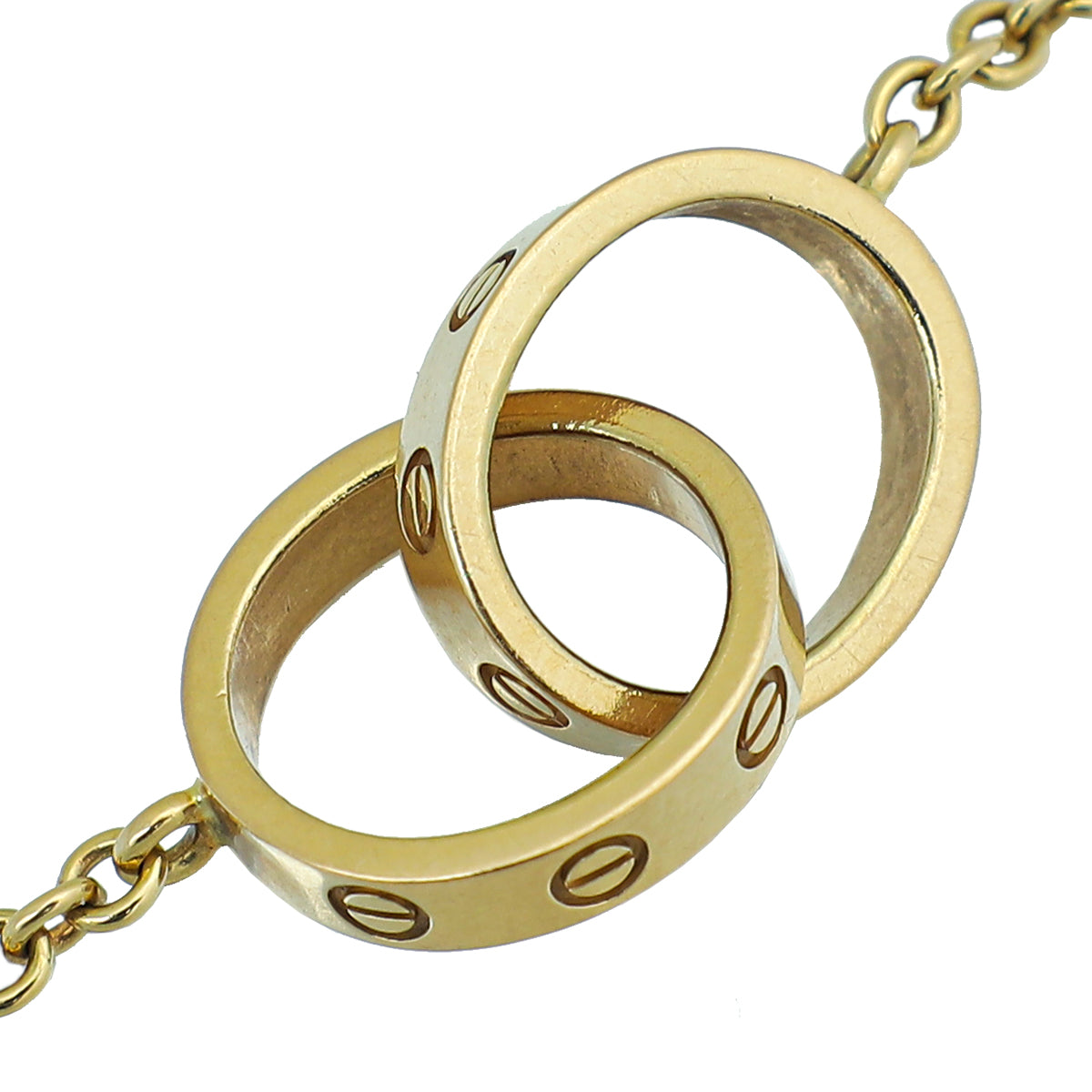 Cartier 18K Yellow Gold Love Hoops Bracelet-Cartier-THE CLOSET