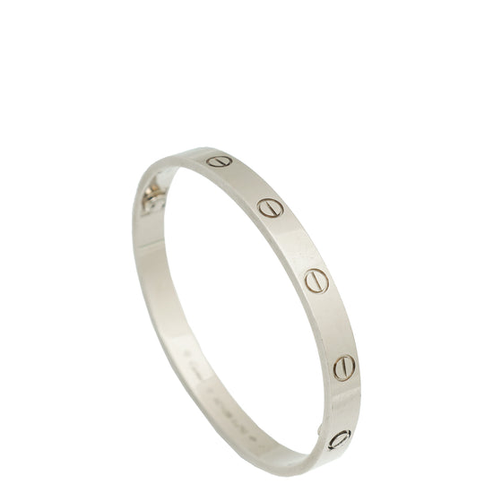 Load image into Gallery viewer, Cartier 18K White Gold Love Bracelet 17
