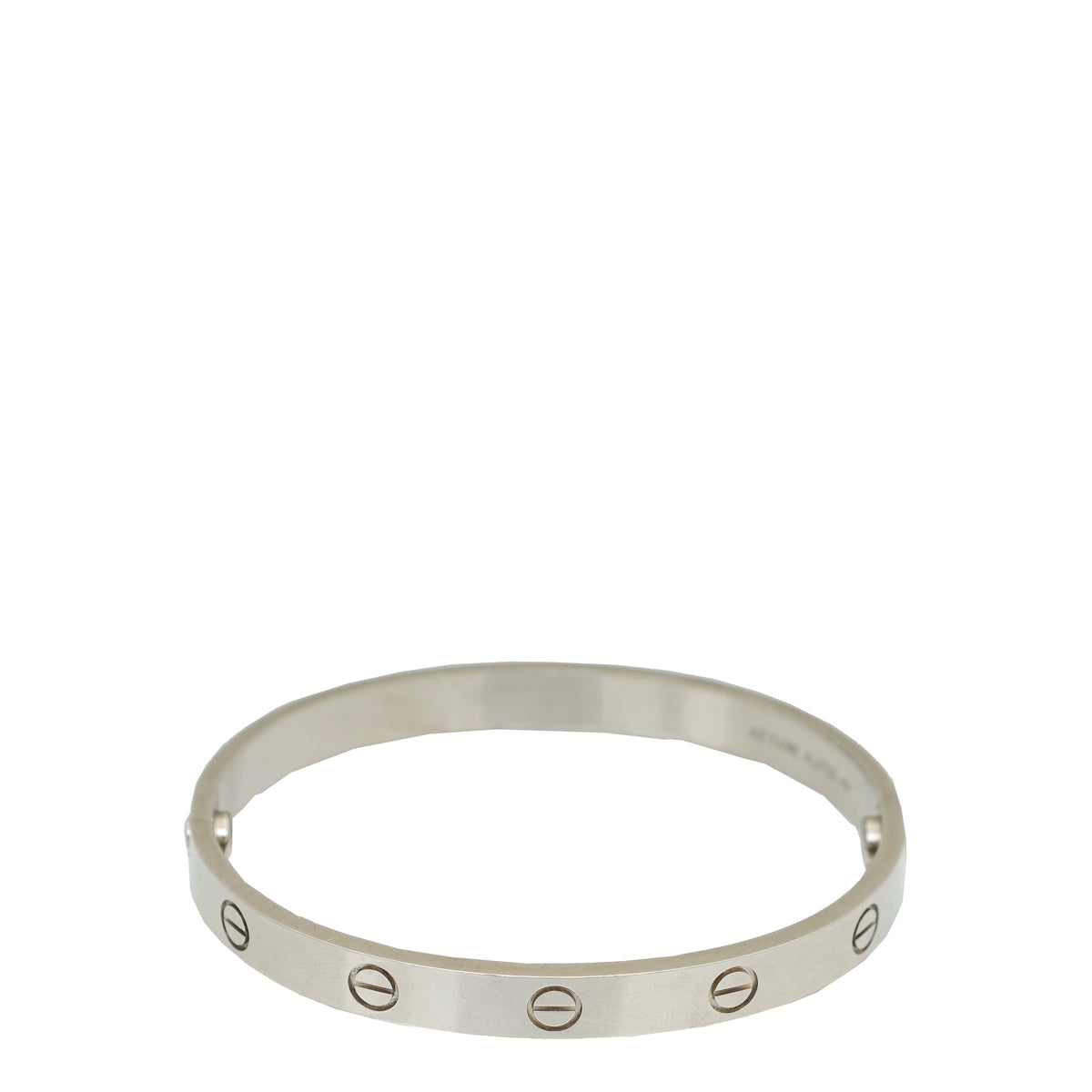 Load image into Gallery viewer, Cartier 18K White Gold Love Bracelet 17
