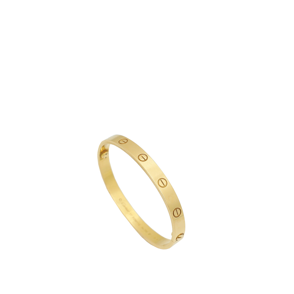 Cartier 18K Yellow Gold Classic Love Bracelet 17-Cartier-THE CLOSET