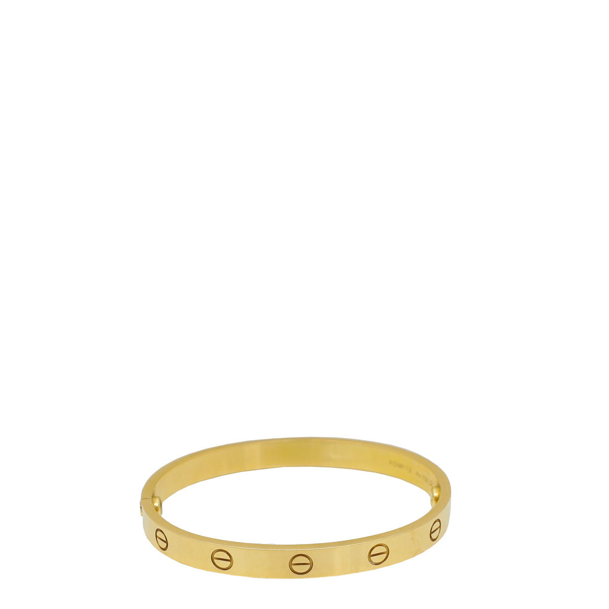 Cartier 18K Yellow Gold Classic Love Bracelet 17