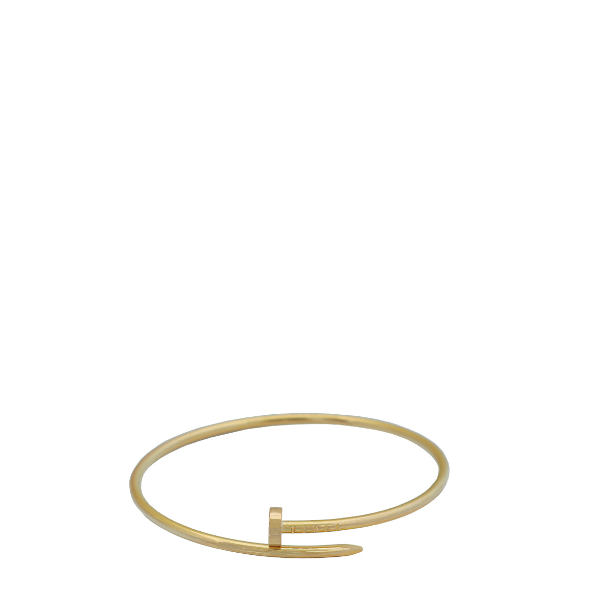 Cartier 18K Pink Gold Small Model Juste Un Clou Bracelet 18-Cartier-THE CLOSET