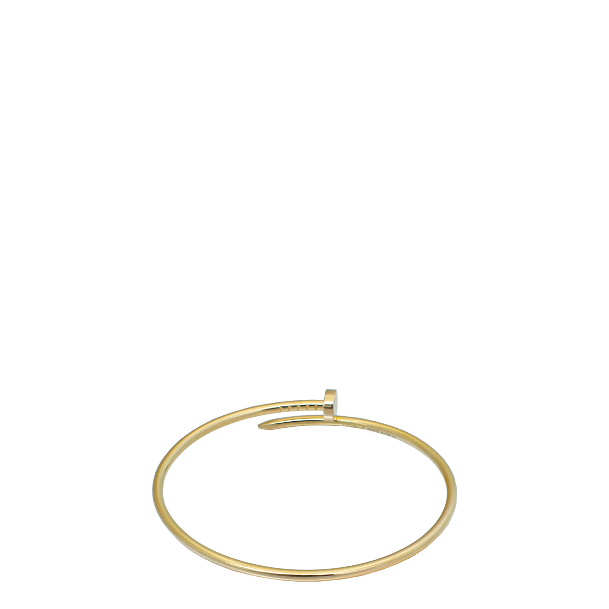 Cartier 18K Pink Gold Small Model Juste Un Clou Bracelet 18-Cartier-THE CLOSET
