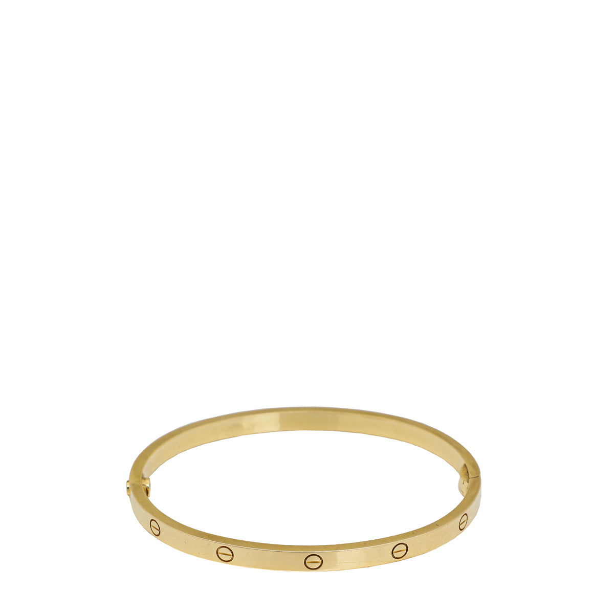Cartier 18K Yellow Gold Love Small Model Bracelet 16-Cartier-THE CLOSET