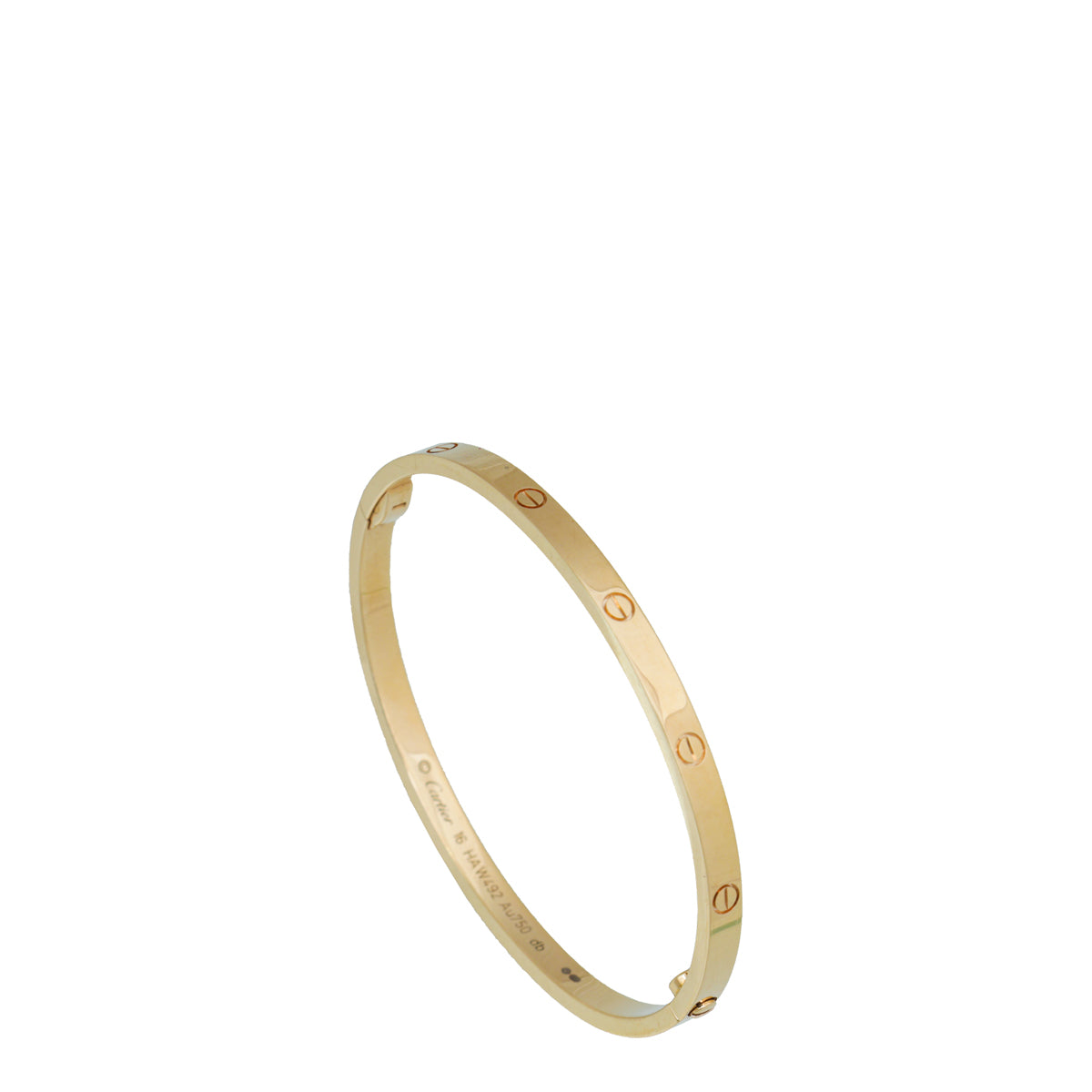 Cartier 18K Rose Gold Small Model Love Bracelet 16-Cartier-THE CLOSET