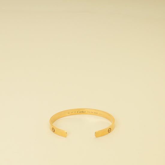 Cartier 18K Rose Gold Love Cuff Bracelet 18