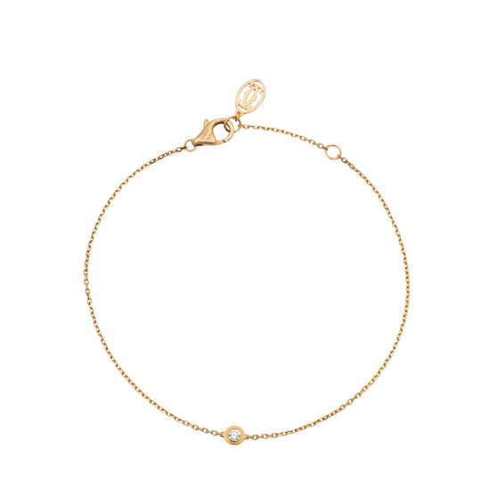 Cartier 18K Rose Gold Diamond D'Amour XS Bracelet