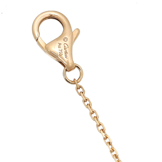 Cartier 18K Rose Gold Diamond D'Amour XS Bracelet