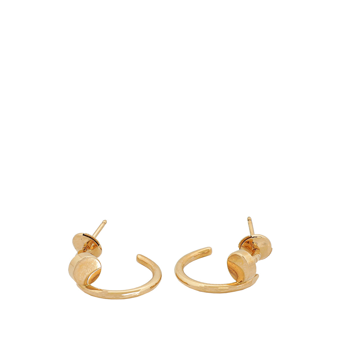 Cartier 18K Rose Gold Juste Un Clou Earrings