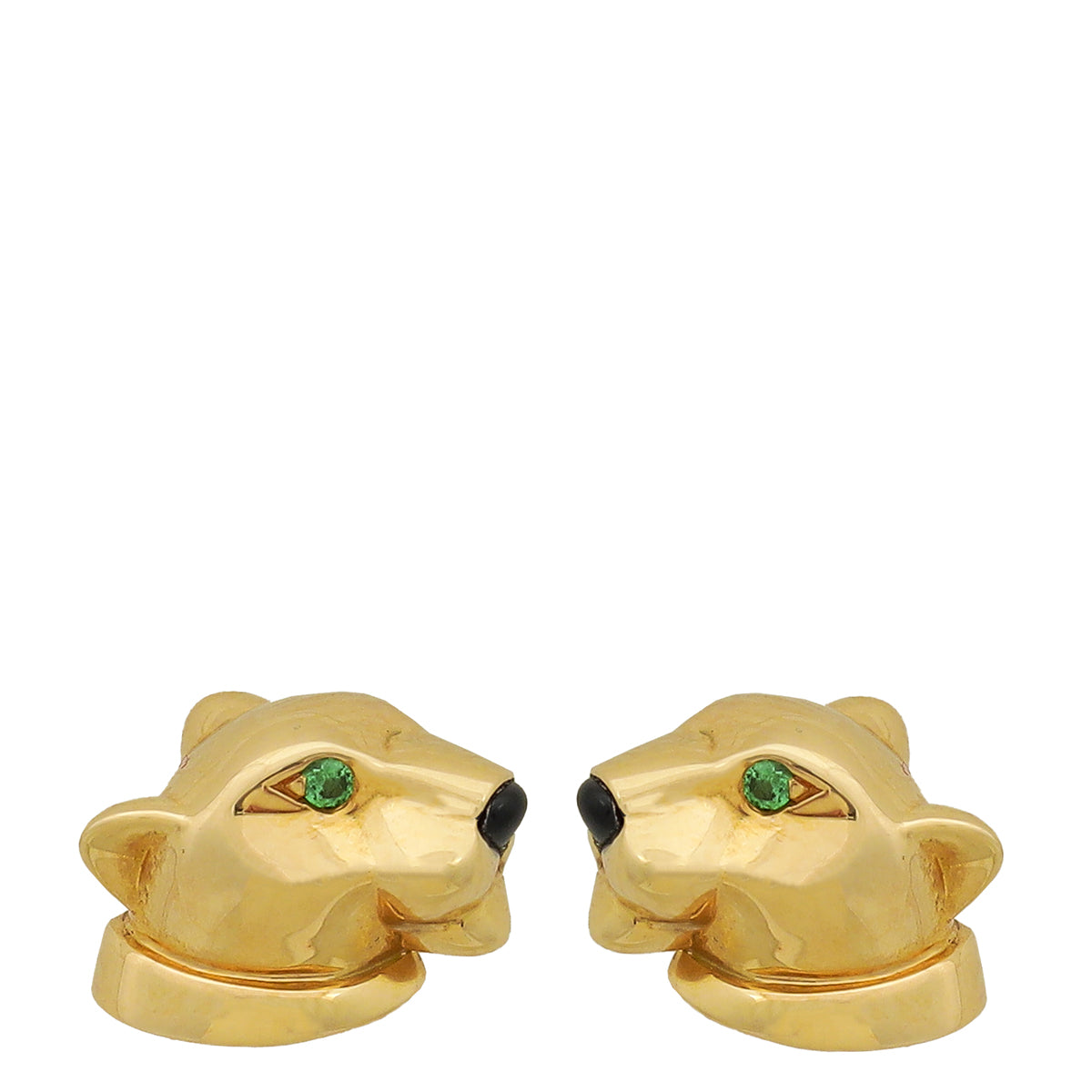 Cartier 18K Yellow Gold Panthère De Cartier Earrings-Cartier-THE CLOSET