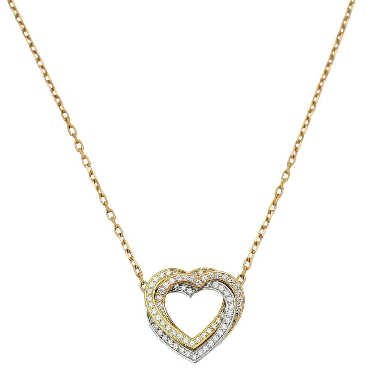 Cartier 18K Trinity De Cartier Heart Diamond Pendant Necklace-Cartier-THE CLOSET
