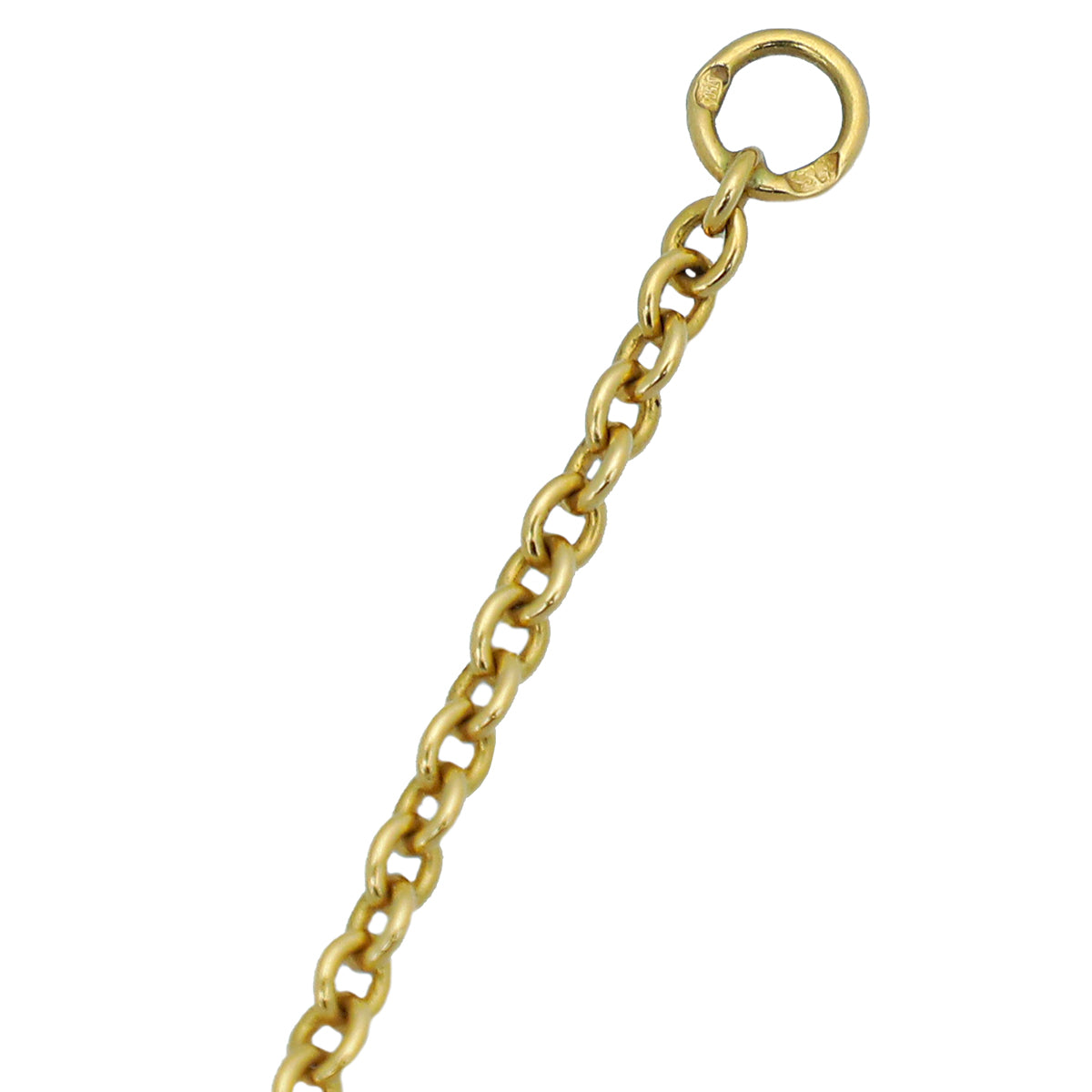 Cartier 18K Yellow Gold Love 2 Hoops Necklace
