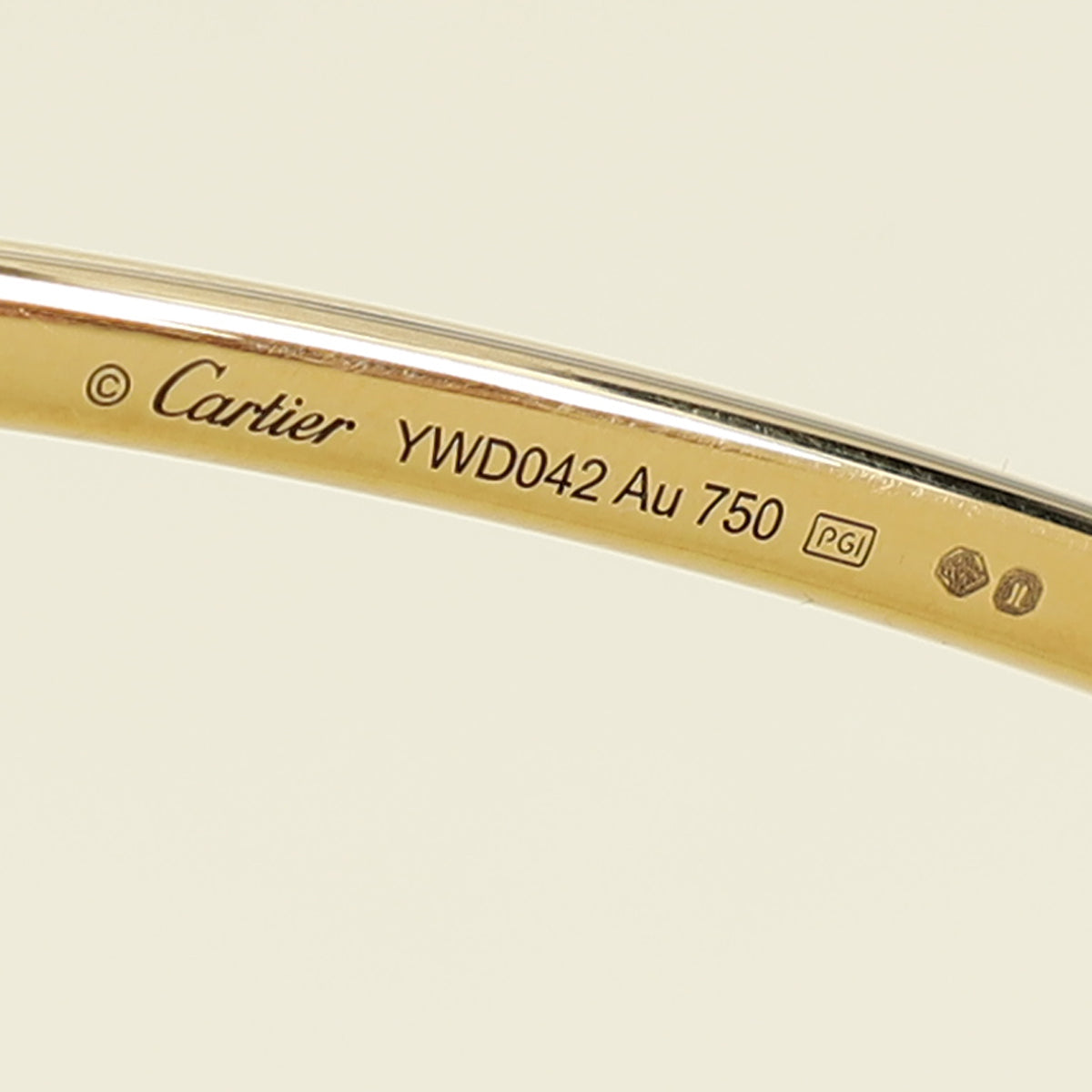 Cartier 18K Yellow Gold Juste Un Clou Torque Necklace, Small Model