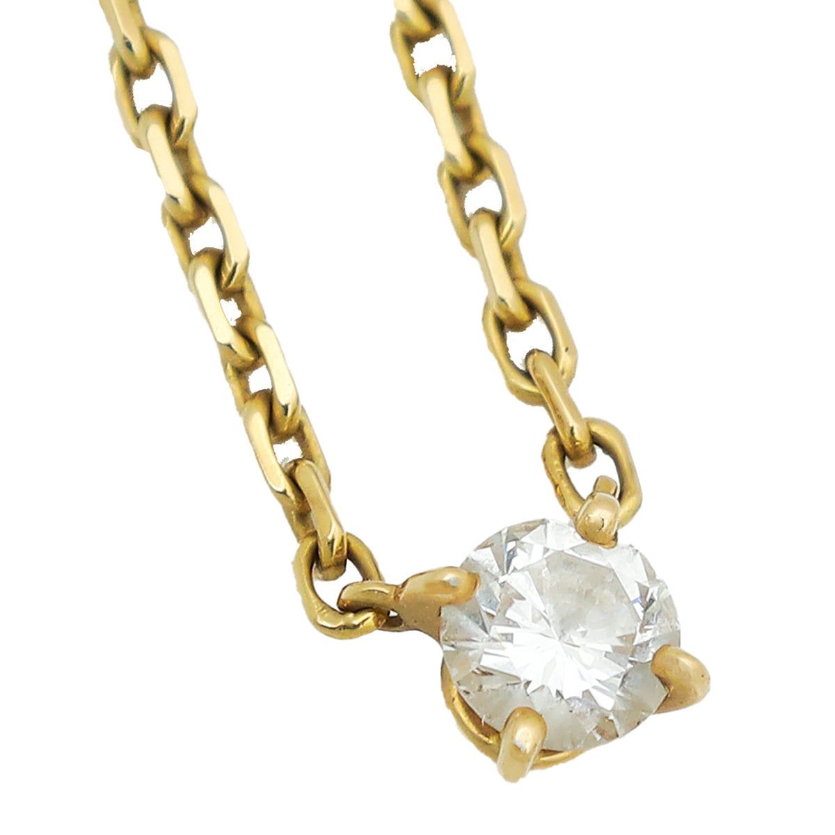 Cartier 18K Yellow Gold Diamond 1875 Necklace - Main Image