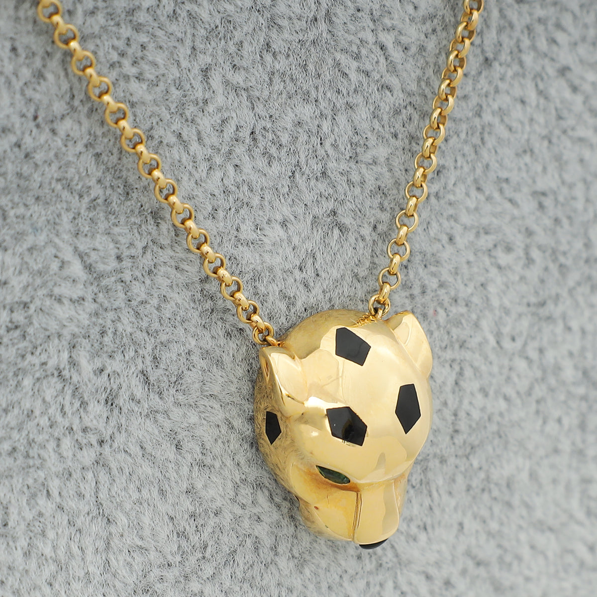 Cartier 18K Yellow Gold Panthère De Cartier Necklace-Cartier-THE CLOSET