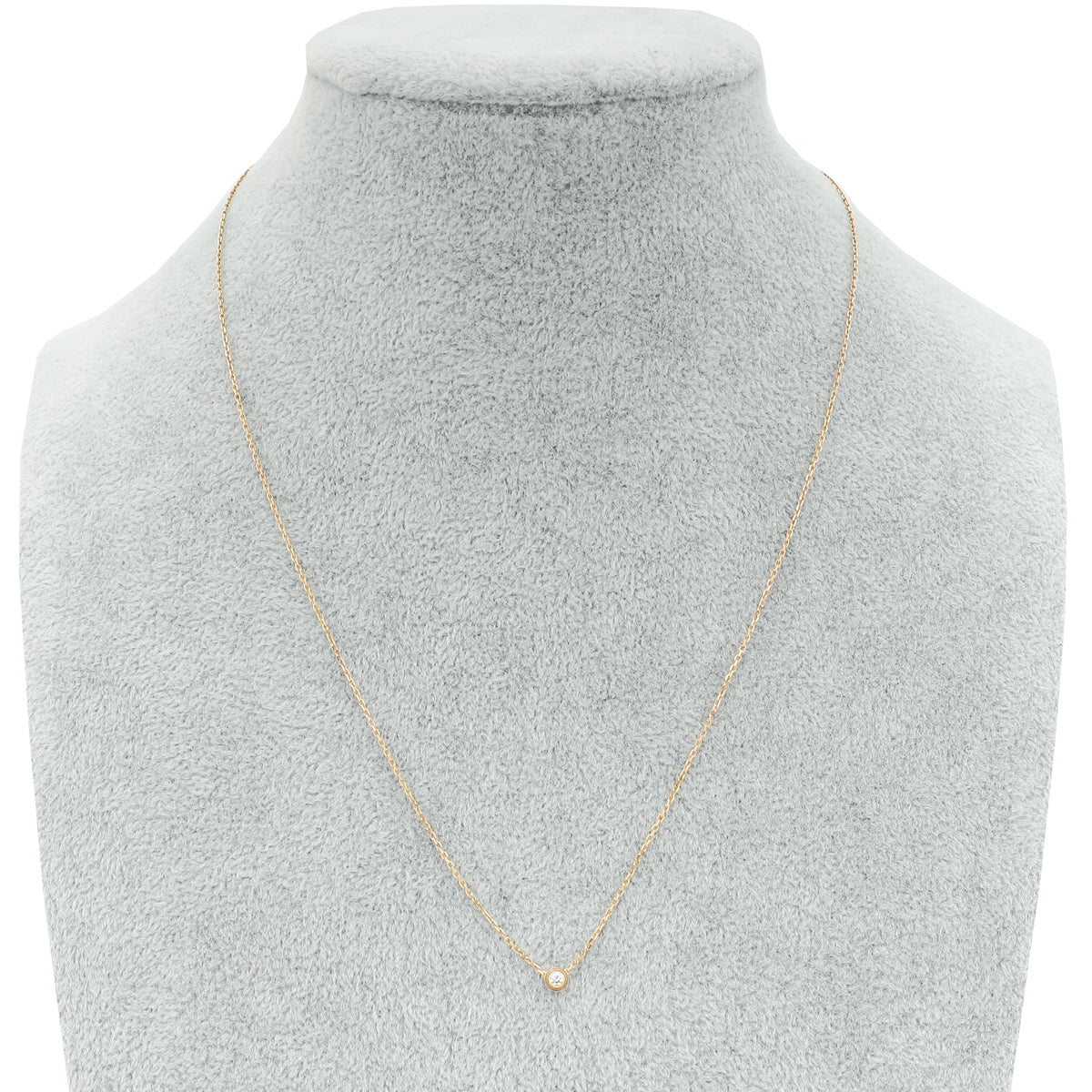 Cartier 18K Pink Gold Diamond D'Amour Mini Model Pendant Necklace-Cartier-THE CLOSET