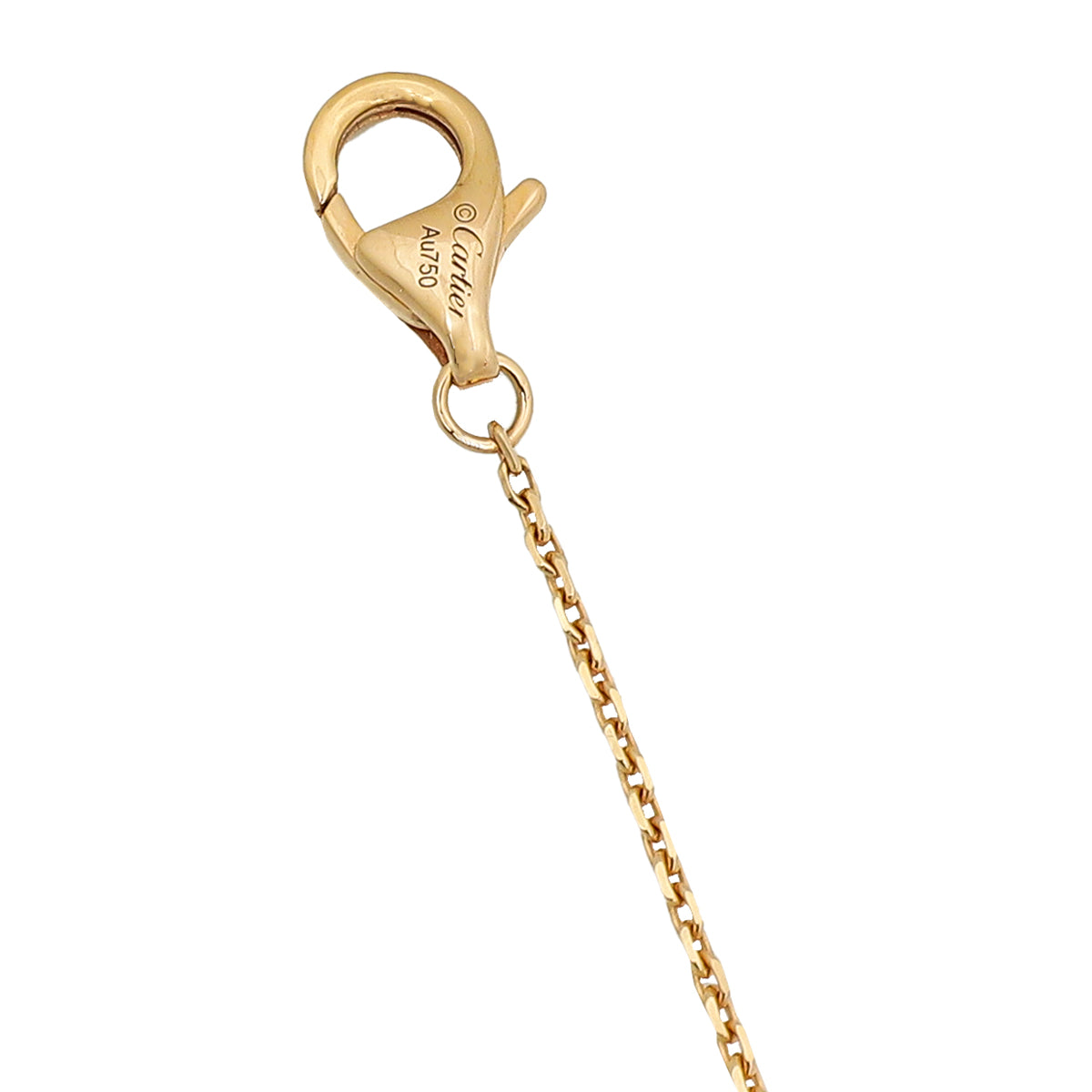 Cartier 18K Pink Gold Diamond D'Amour Mini Model Pendant Necklace-Cartier-THE CLOSET