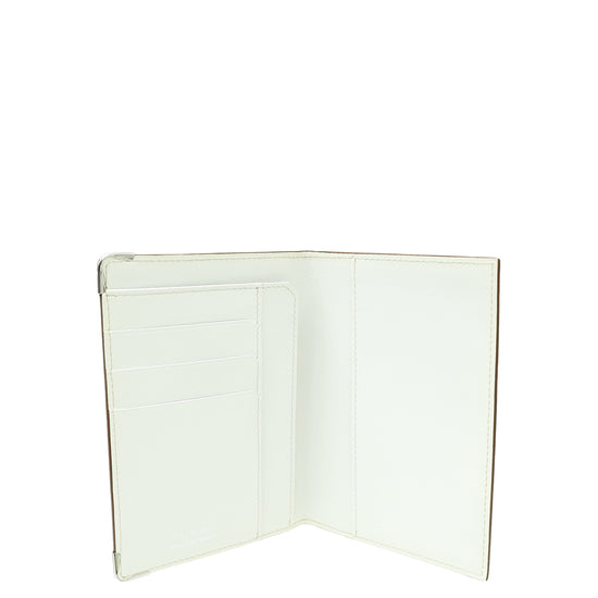 Cartier White Must De Cartier Passport Holder