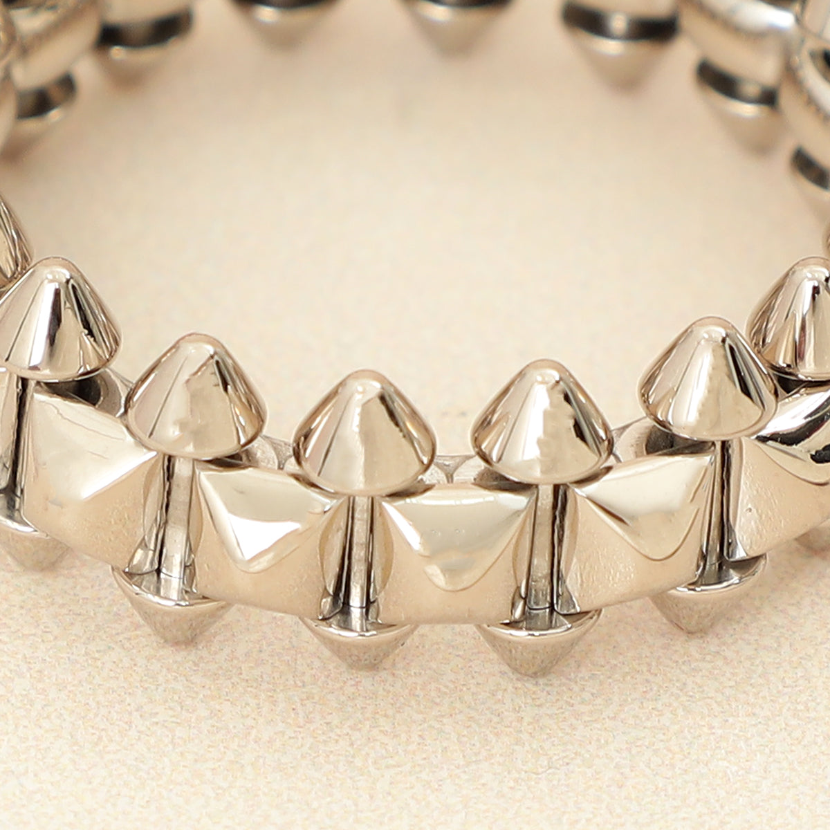 Cartier 18K White Gold Clash de Cartier Ring Medium Model 57-Cartier-THE CLOSET