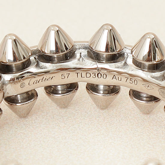 Cartier 18K White Gold Clash de Cartier Ring Medium Model 57-Cartier-THE CLOSET