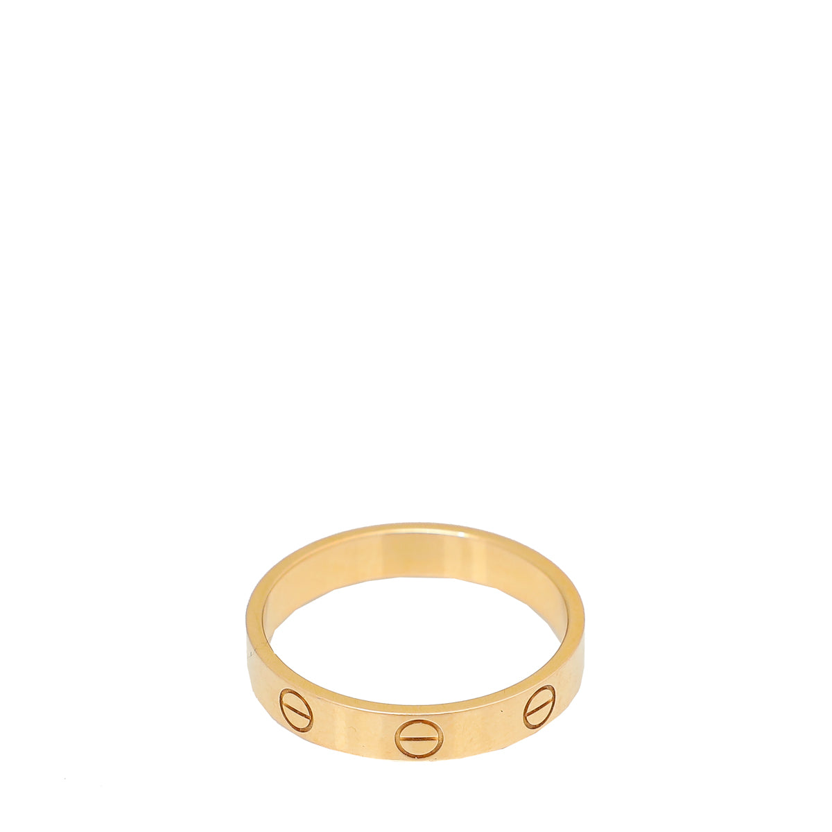 Cartier 18K Rose Gold Love Wedding Band Ring 58-Cartier-THE CLOSET