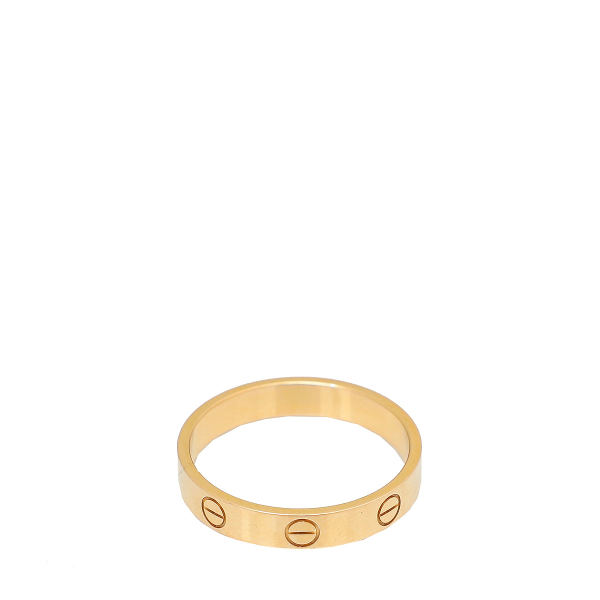 Cartier 18K Rose Gold Love Wedding Band Ring 58