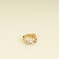 Cartier 18K Trinity Ring, Classic Model 53