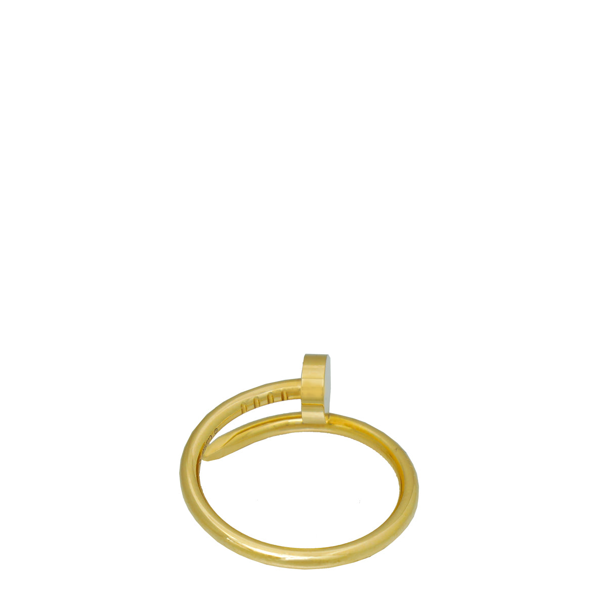 Cartier 18K Yellow Gold juste un Clou Small Model Ring 50