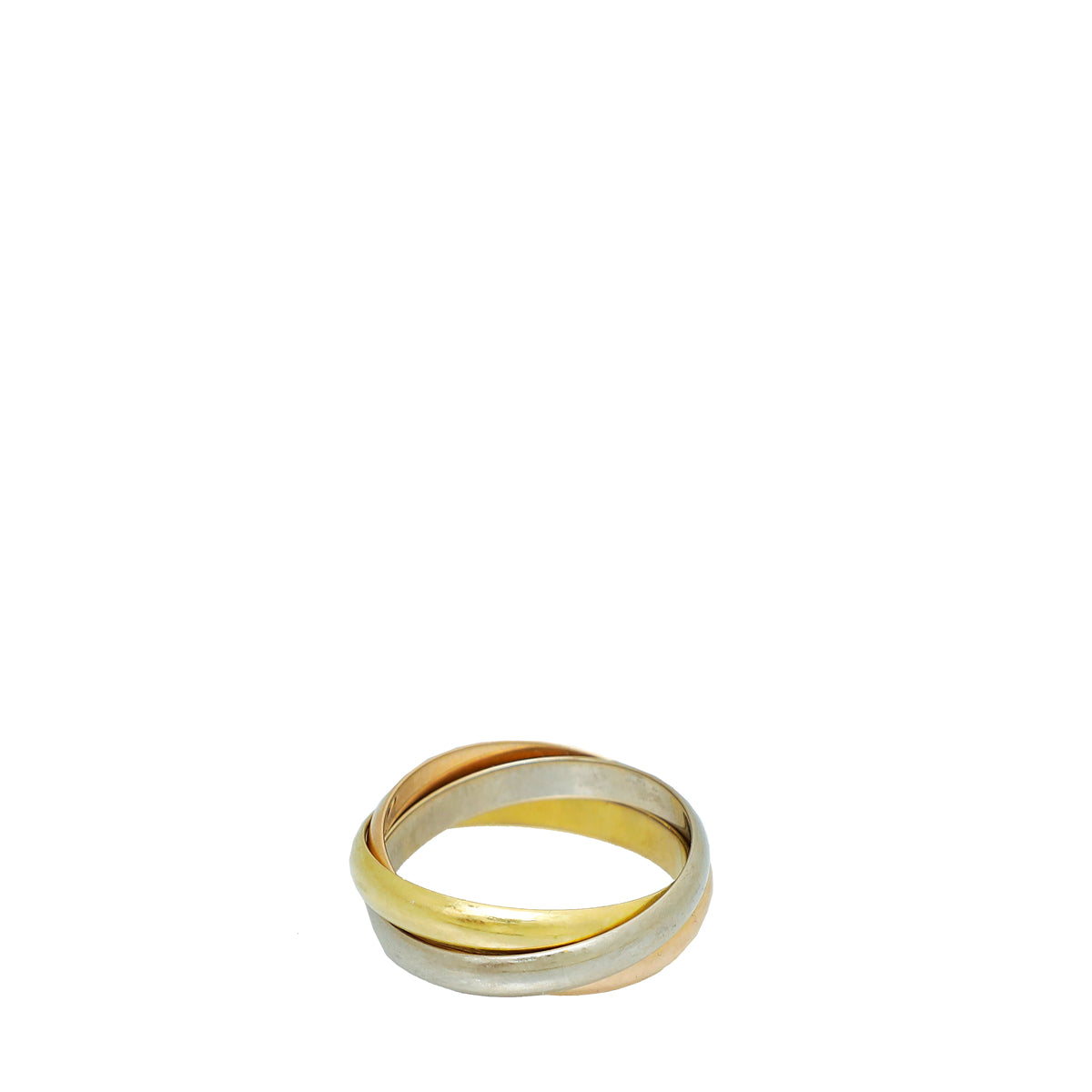 Cartier 18K Trinity Gold Small Model Ring 51-Cartier-THE CLOSET
