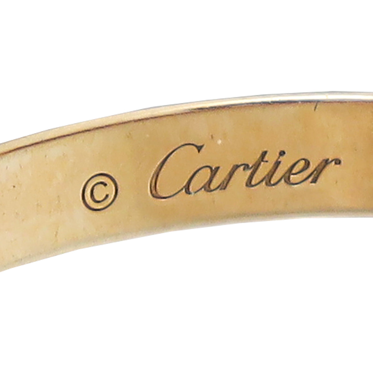 Cartier 18K Trinity Gold Small Model Ring 51