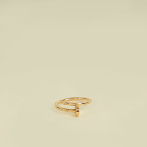 Cartier 18K Rose Gold Juste Un Clou Small Model Ring 54