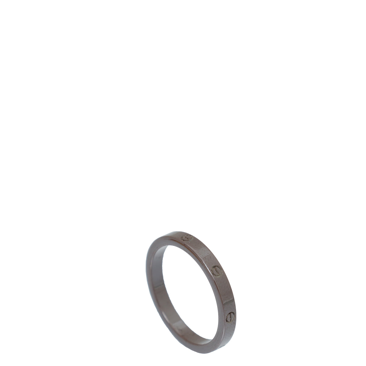 Cartier 18K Pink Gold Diamonds Ceramic Love 3 Hoops Ring 50-Cartier-THE CLOSET