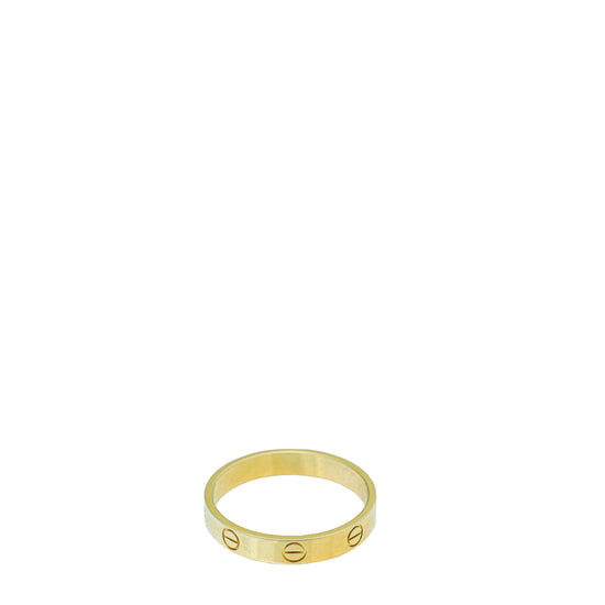 Cartier 18K Yellow Gold Love Wedding Band Ring 60