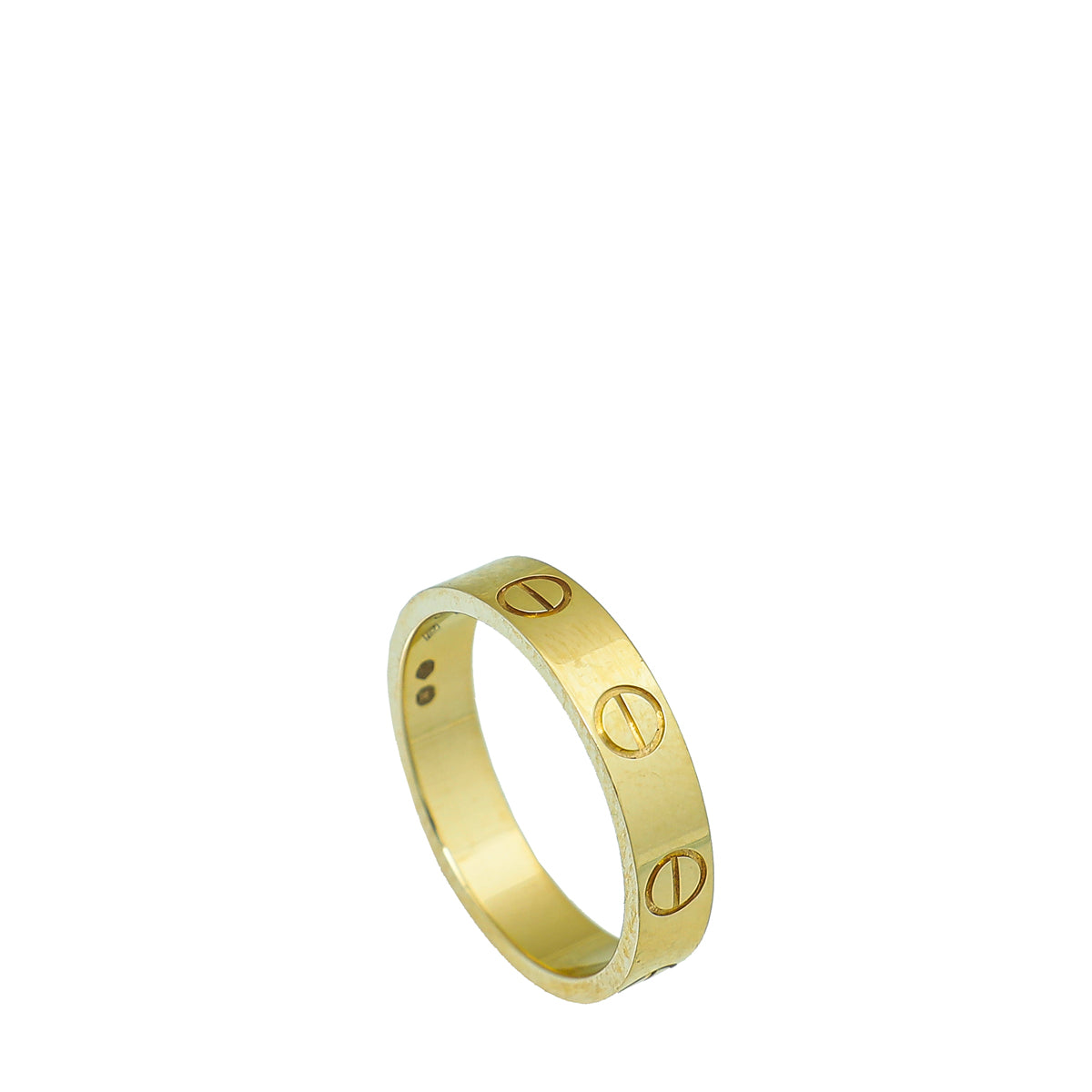 Cartier 18K Yellow Gold Love Wedding Band Ring 48-Cartier-THE CLOSET