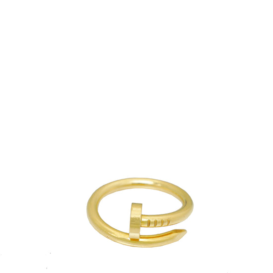 Cartier 18K Yellow Gold Juste Un Clou Ring 55