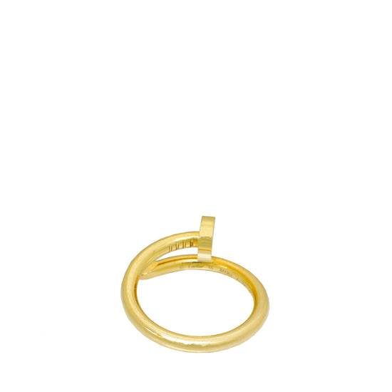 Cartier 18K Yellow Gold Juste Un Clou Ring 55