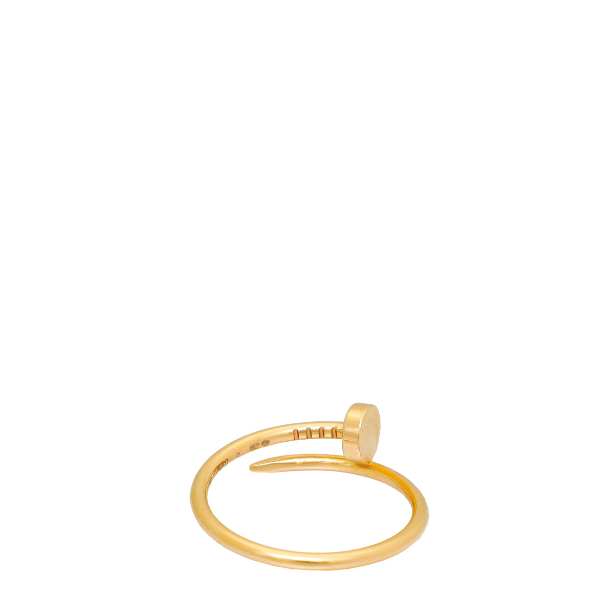 Cartier 18K Pink Gold Small Model juste Un Clou Ring 60-Cartier-THE CLOSET