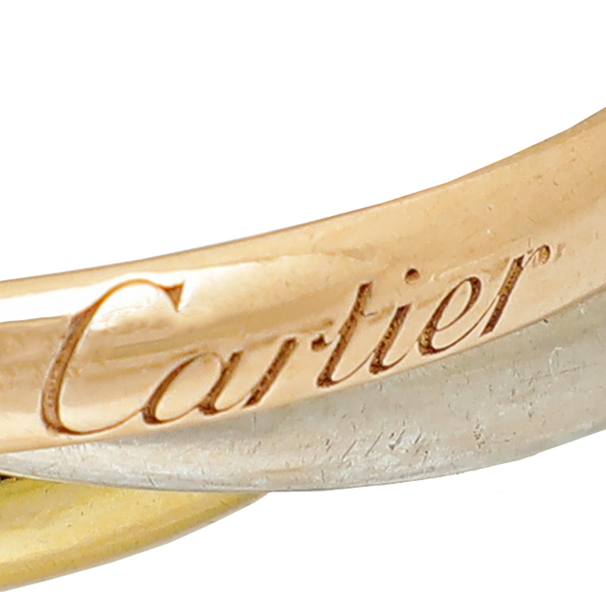 Cartier 18K Trinity Classic Ring 55