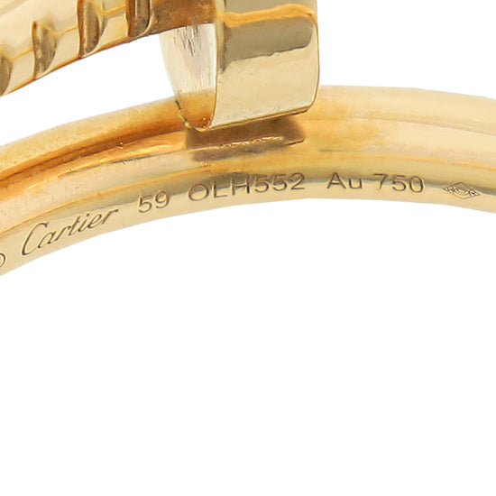 Cartier 18K Rose Gold Juste Un Clou Ring 59