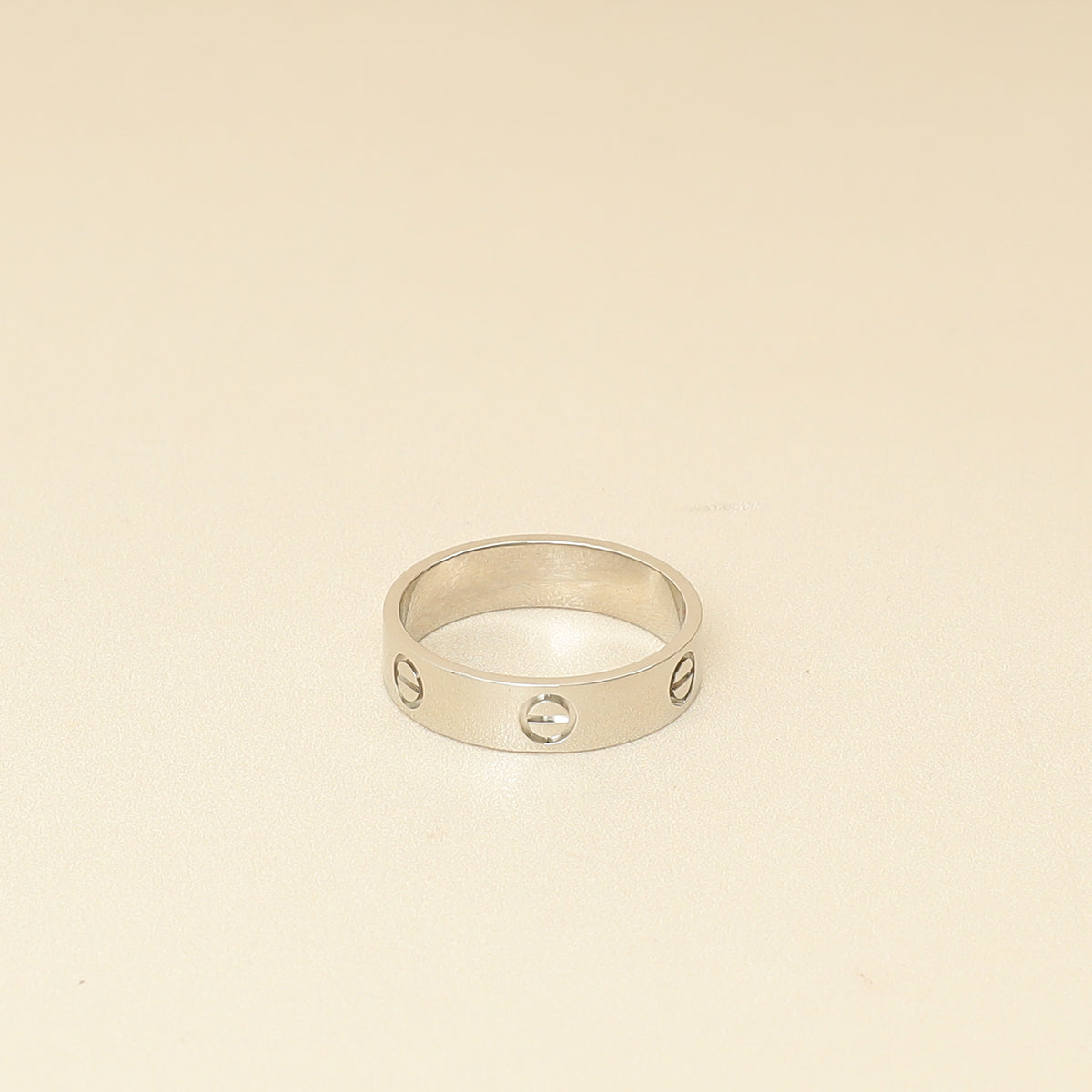 Cartier Platinum Classic Model Love 5.5mm Ring 63-Cartier-THE CLOSET